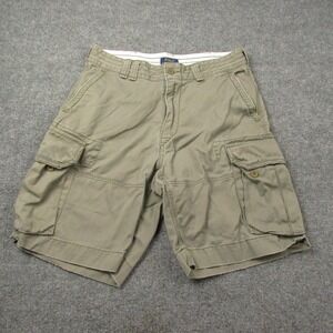 Polo Ralph Lauren Shorts Mens 34x10 Cargo Green Pockets Quiet Luxury‎ Old Money